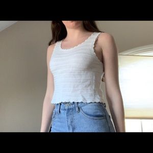 white brandy melville sweater tank